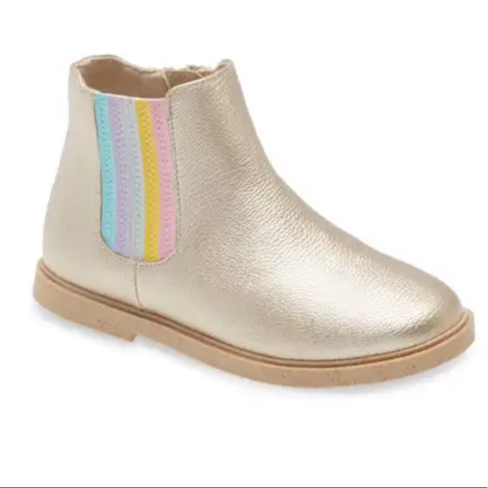 Toddler Girl Rainbow Booties
